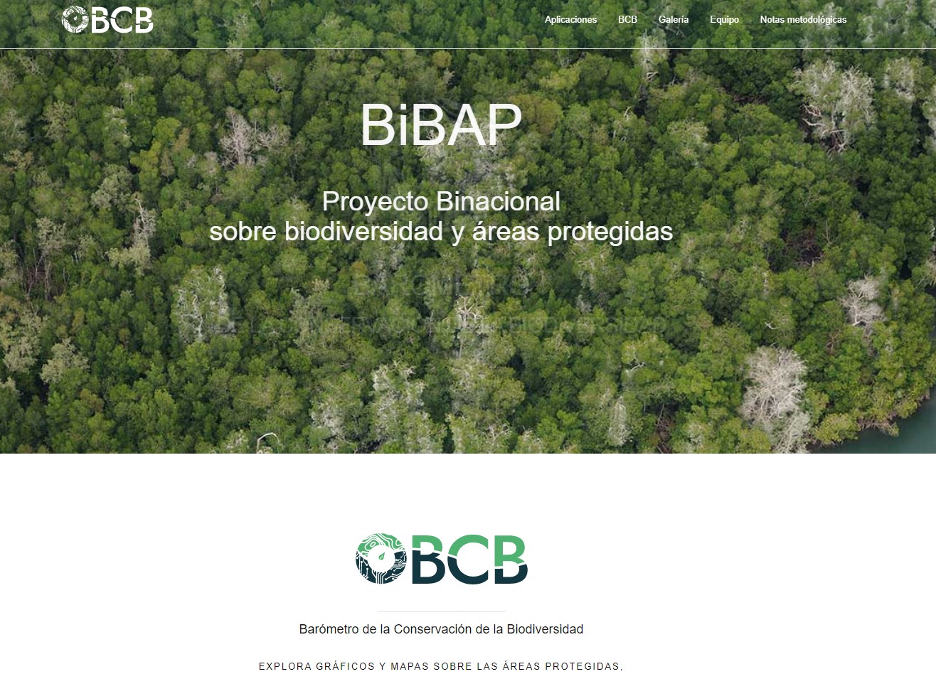Barómetro de la Conservación de la Biodiversidad. Versión 1.1